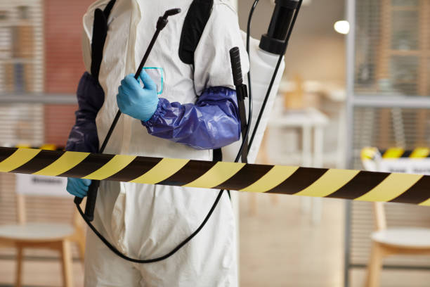 Professional Sewage Cleanup technician working in Atlanta, TX
